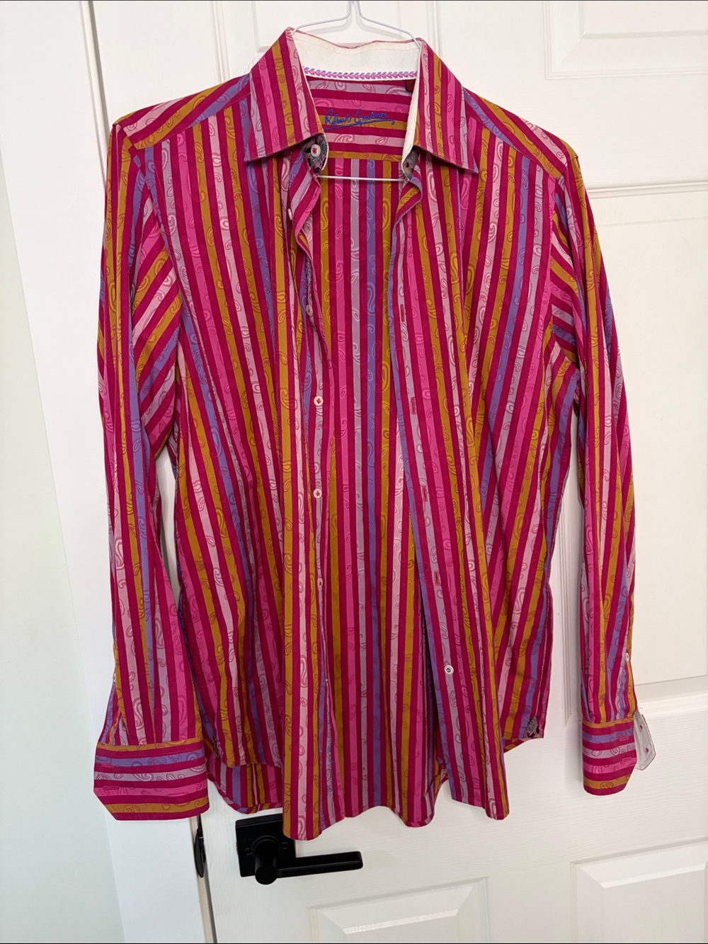 Robert Graham 15 1/2 silk collared shirt